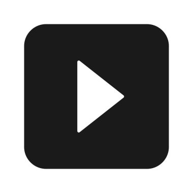 Video oynatıcı Glyph Simgesi