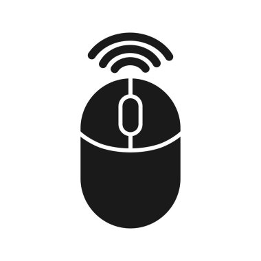 Kablosuz giriş aygıtı Glyph Simgesi