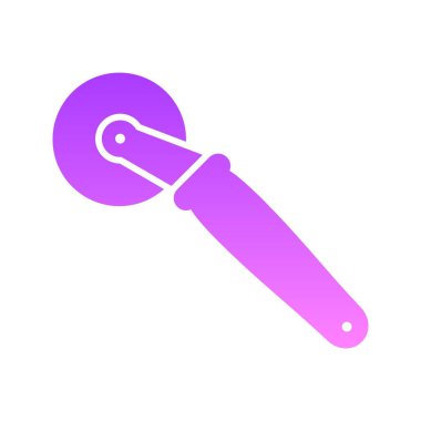 Pizza Kesici Kabartma Gradyanı