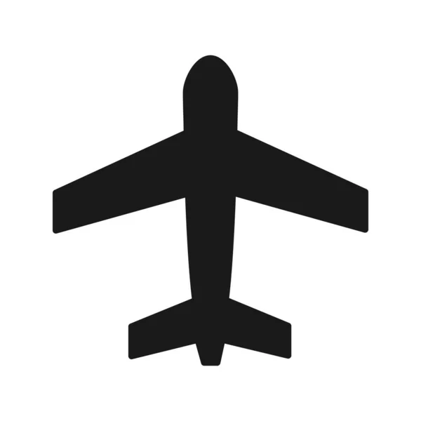 Modalità aereo Icona glifo — Vettoriale Stock