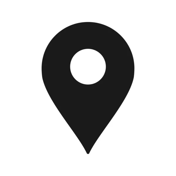 Icône GPS Glyphe — Image vectorielle