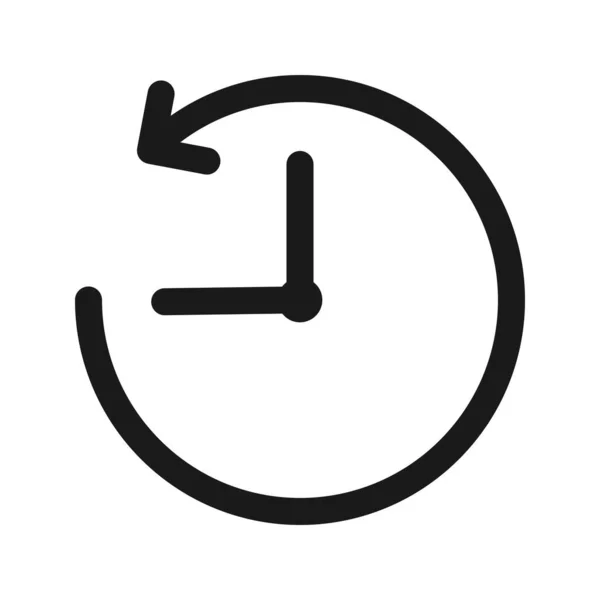 Tiempo de espera Glifo icono — Vector de stock