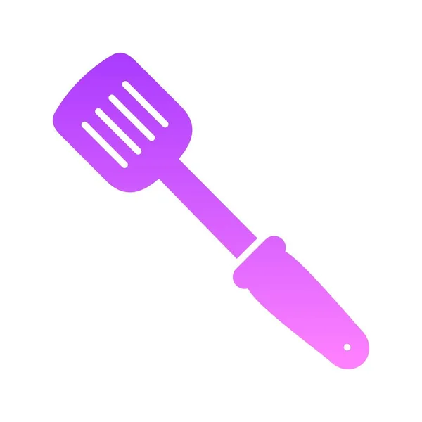 Gradient de glyphe des spatules — Image vectorielle