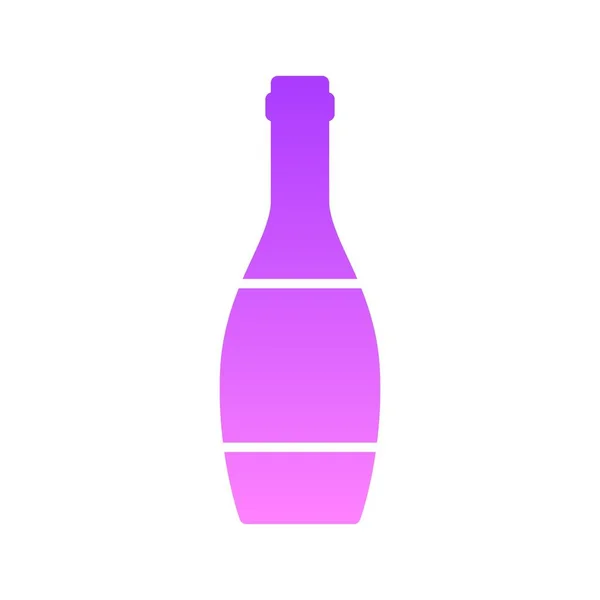 Градиент для бутылок вина — стоковый вектор