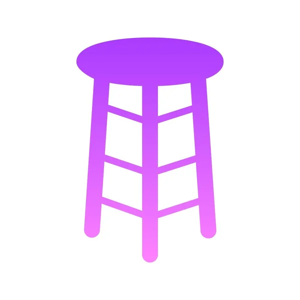 Stool Glyph梯度图标 — 图库矢量图片