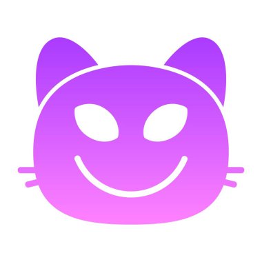 Kedi şeytanı I Glyph Gradient