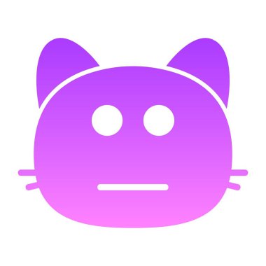 Kedi Düz Ağzı Gradyan