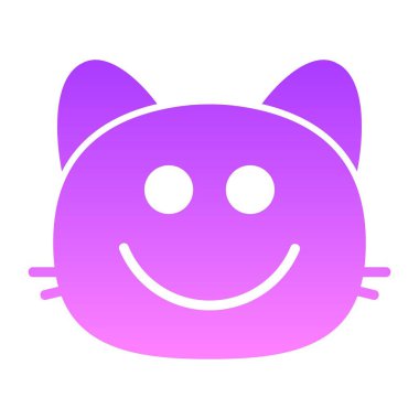 kedi üzerine sifon çekildi Glyph Gradient