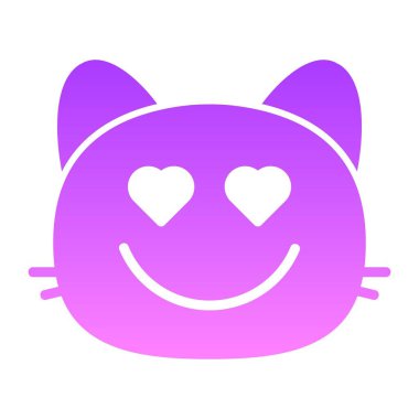 kedi kalbi gözleri I kabartma gradyan