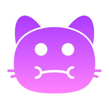 kedi ağzı tam Glyph Gradyanı