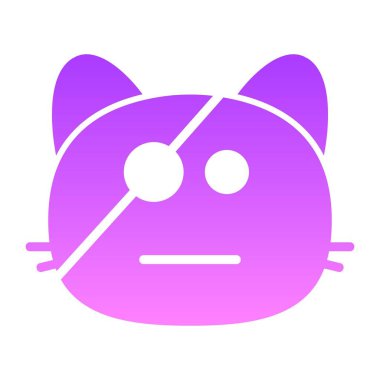 kedi korsanı Glyph Gradyanı