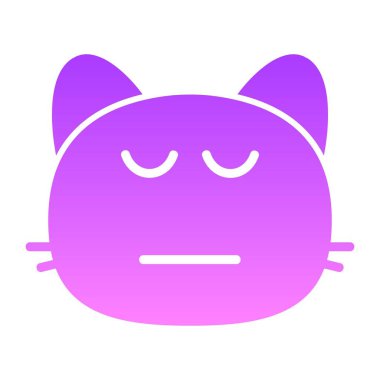 kedi Uyuyan Kabartma Gradyanı