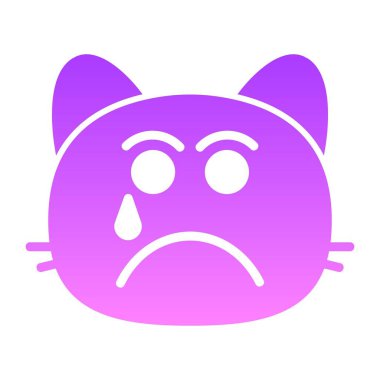 kedi horlaması Glyph Gradyanı