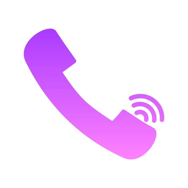 Phone Glyph Gradient — Stockvektor