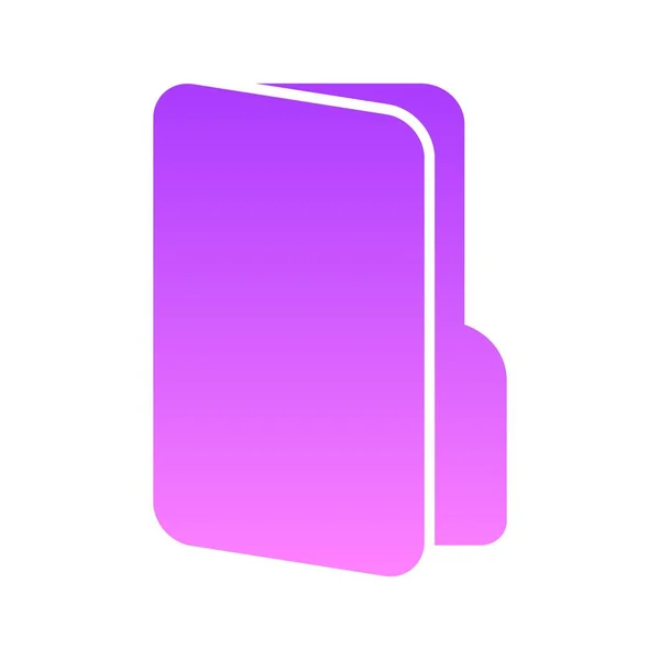 Files Glyph Gradient — Stockvektor