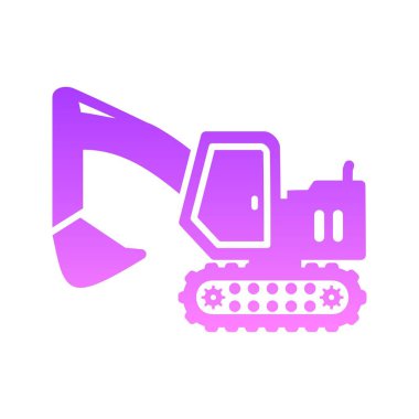 ulaşım sembolü gradyan simge tasarımı