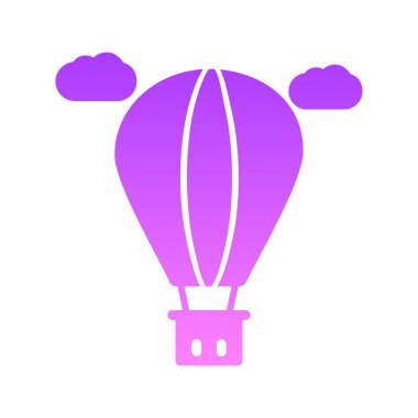 ulaşım sembolü gradyan simge tasarımı