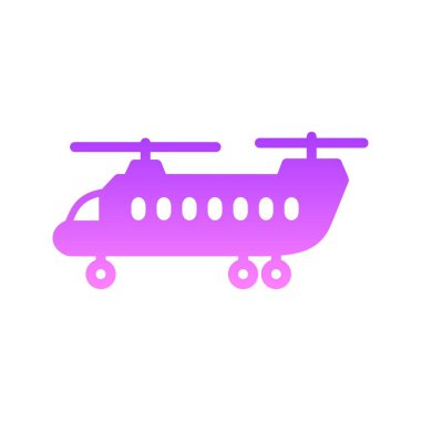 ulaşım sembolü gradyan simge tasarımı