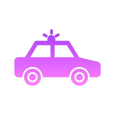 ulaşım sembolü gradyan simge tasarımı