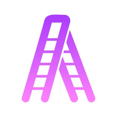 Yapı glifleri gradyan simgesi tasarımı