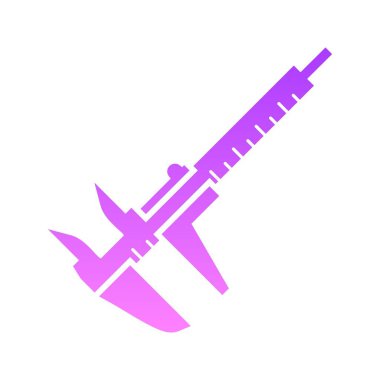 Yapı glifleri gradyan simgesi tasarımı