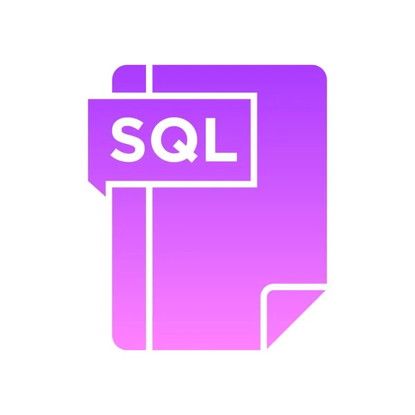 SQL Glyph梯度 — 图库矢量图片