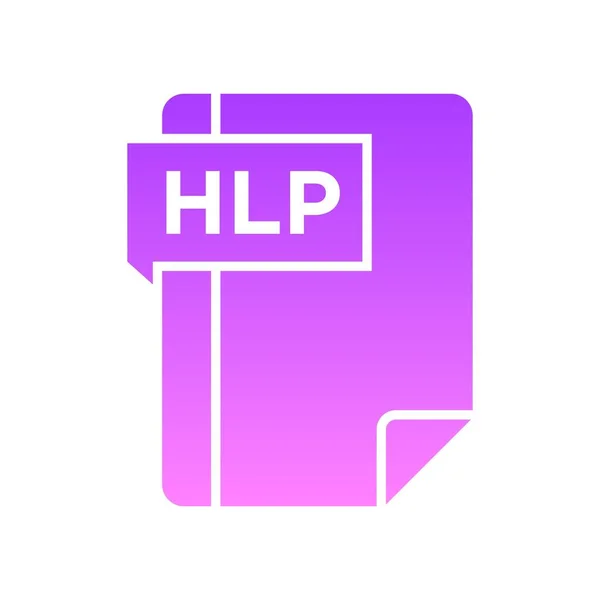 HLP Glyph Gradient — ストックベクタ