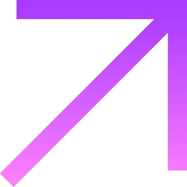 Κατεύθυνση Arrow Sign Design Κλίση Glyph — Διανυσματικό Αρχείο