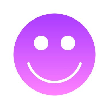 gülen yüz Glyph Gradyanı