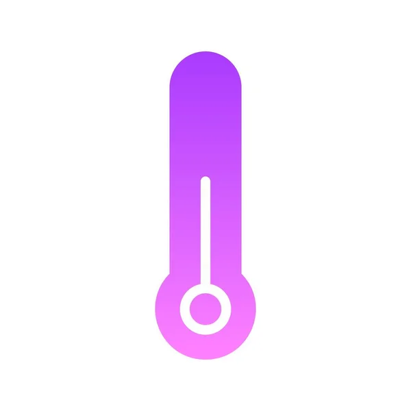 Temperature Glyph Gradient — Stock Vector