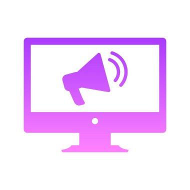 Dijital Pazarlama II Glyph Gradyanı