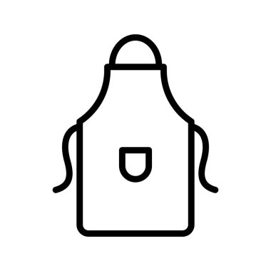 Önlük çizgi simgesi