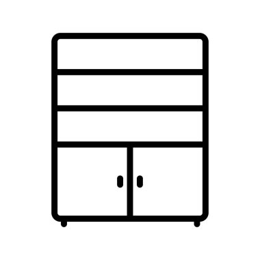 Raflar Çizgisi simgesiyle dolap