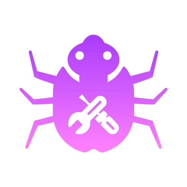 Correction de bug Glyphe dégradé — Image vectorielle