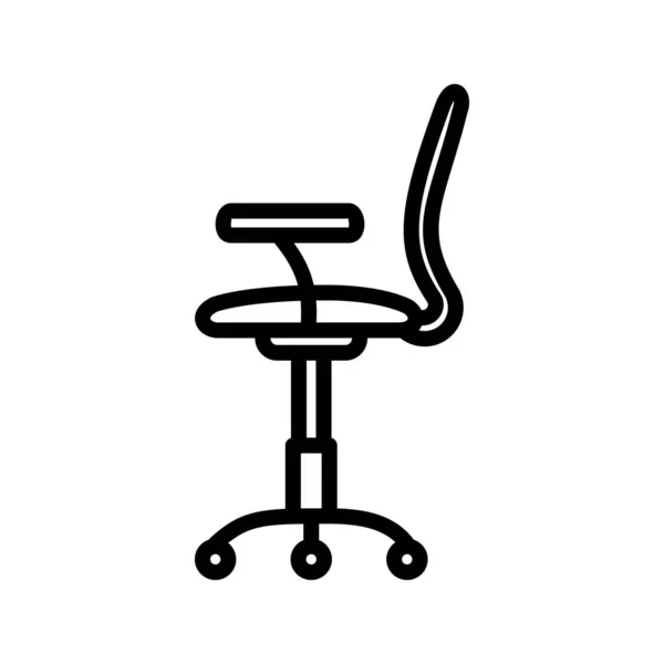 Sala de conferencias silla línea icono — Archivo Imágenes Vectoriales