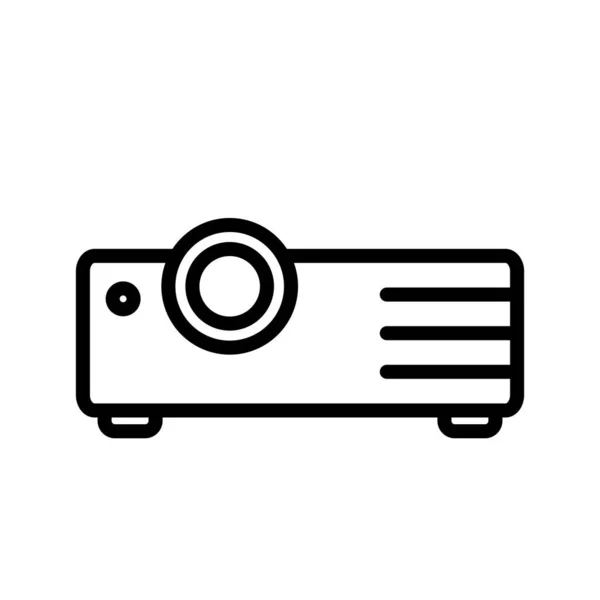Projektorvonal ikon — Stock Vector