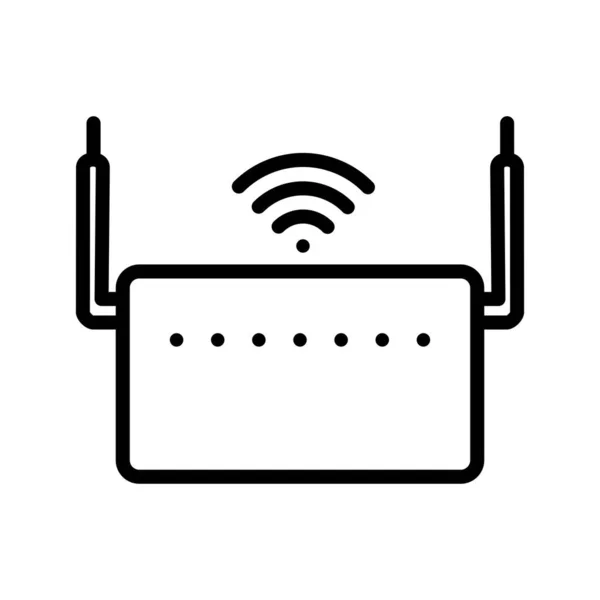 Значок маршрутизатора Wifi — стоковый вектор