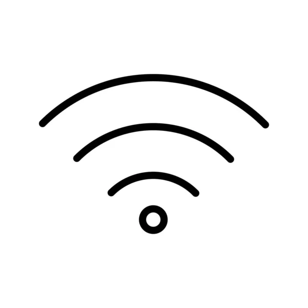 Ícone de linha Wifi — Vetor de Stock