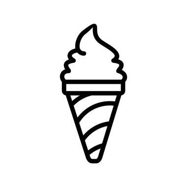 Icecream koni Satır Simgesi