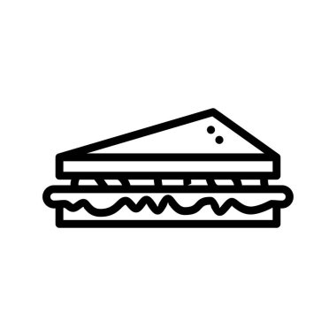 Sandviç çizgisi simgesi