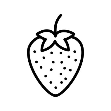 Çilek satırı simgesi