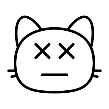 kedi ölümü Satırı Simgesi