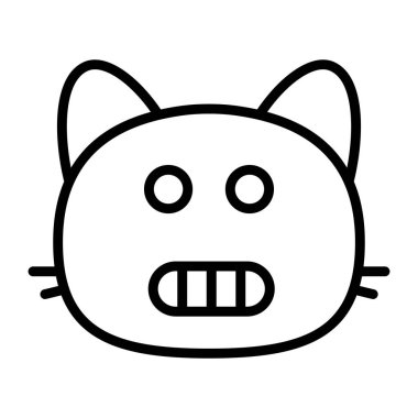 kedi Surat Çizgisi Simgesi