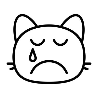 kedi gözyaşları Satır Simgesi