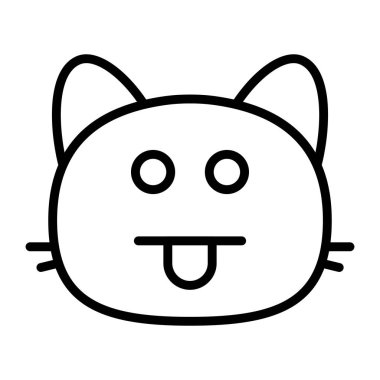 kedi Kırpma Satırı Simgesi