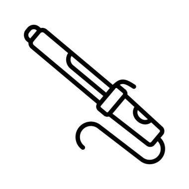 Saç Kaydırma Hattı Simgesi