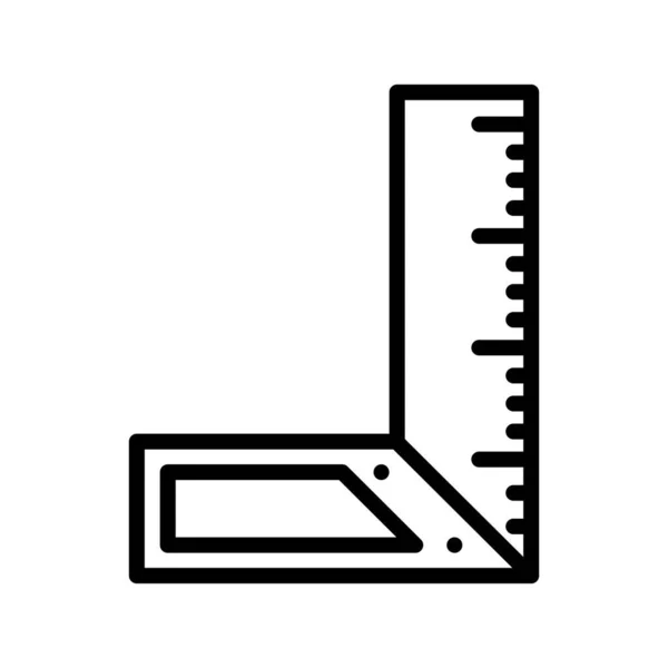 Spróbuj ikonę Square Line — Wektor stockowy