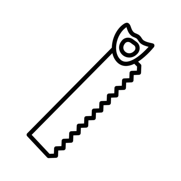Tennon Saw Line Icon — стоковий вектор