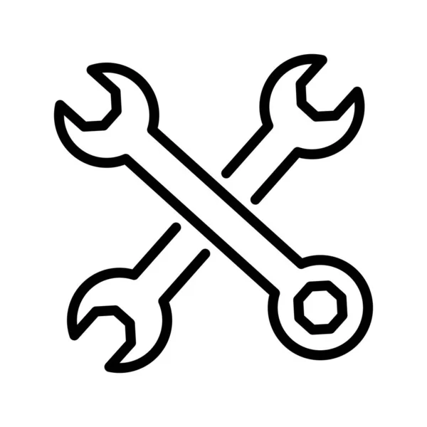 Ikona linii klucza — Wektor stockowy