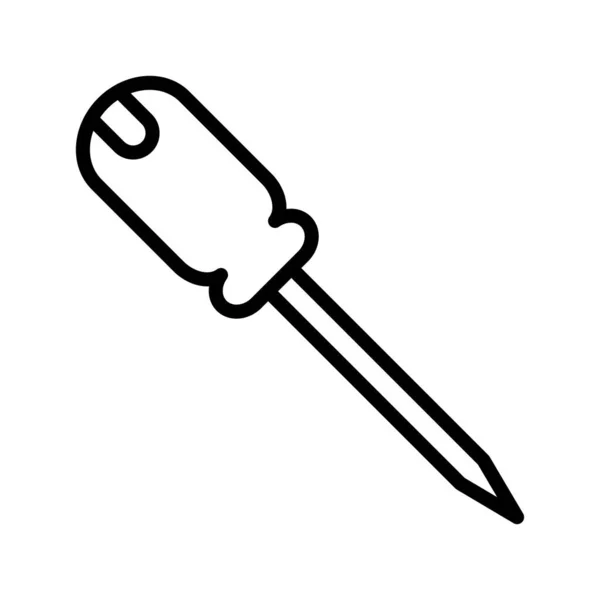 Icono de línea Bradawl — Vector de stock
